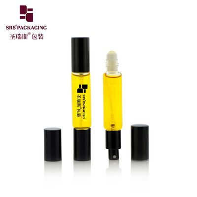 BLPD 10ML ローラーボールスプレーポンプ 二重端 ガラスボトル 香水 漏れなし