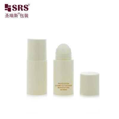 PET30-50ml 60ml 90ml 丸い PET 丸い形 インジェクション 透明なロールオンジェル ボトル