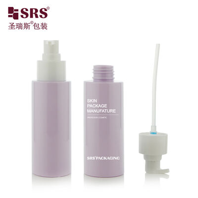 PET 100ML High Quality Lotion Pump Bottle Customization Color Plastic Facial Cream Packaging