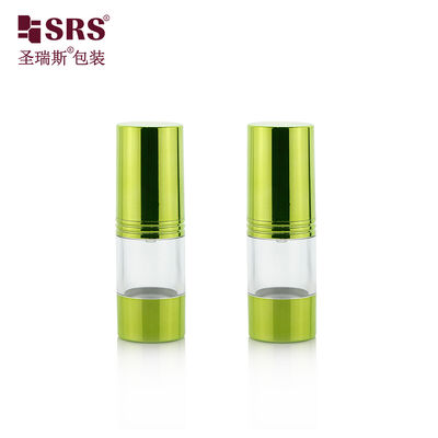 Green Luxury AS Airless Pump Bottle ABS Base Serum Lotion Cosmetic Container