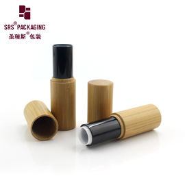5ml natrual 有機バンブー プラスチック 巻き上げ 空のリップスティック容器