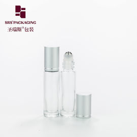 10ml 1/3オンスガラス透明厚壁空のロールボトル 精油