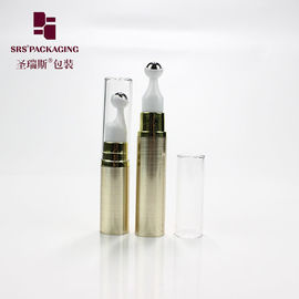 ミニ丸い空きプラスチックロールボール 5ml 空気のないポンプボトル