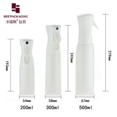 カスタマイズされた色 超細い霧 空 200ml 300ml 500ml連続プラスチックスプレーボトル