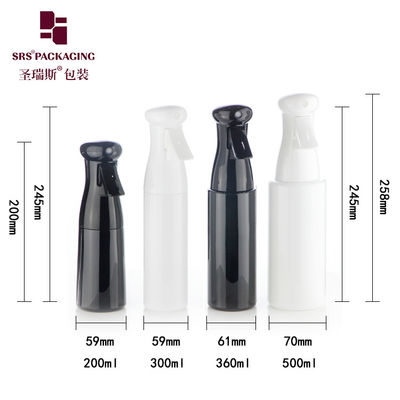 空っぽの高品質のパーソナライズされたプラスチックPETの薄霧ボトルスプレーアトマイザー