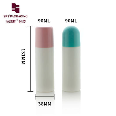 90ml 丸型PP PCR リサイクル エコフレンドリー 空っぽ カスタマイズ デオドラント ジェル ボトル