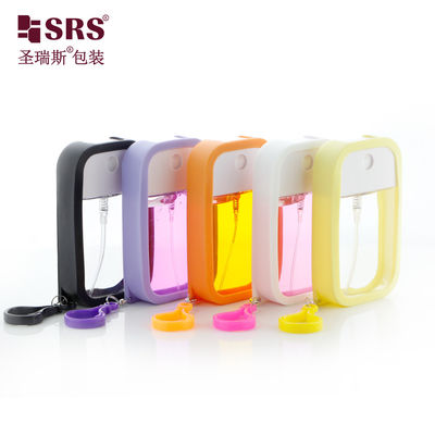 SRS 再充填可能な空き香水 カスタム シリコンカバー フックスプレーボトル 50ml