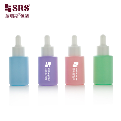 塗料 カラー 凍った 空き 皮膚ケア セラム 平面 ガラス ドロッパー ボトル 30ml