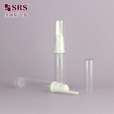 5ml 10ml 12ml 15ml 空っぽ 透明眼血清 プラスチックボトル 空気なし