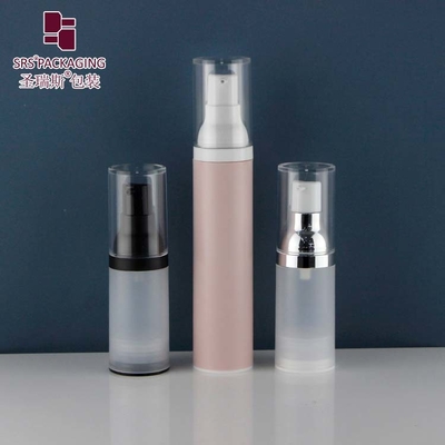 15ml 30ml 50ml 空のPPプラスチック 透明 リサイクル可能 基礎 空気のないプラスチックポンプ ボトル