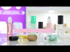 BLPM 香水エッセンシャルオイル用のボトルに 10mlの透明厚い壁ガラスロールをカスタム