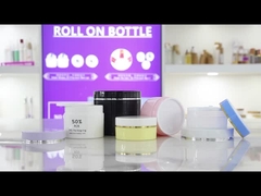 SRSQ 80g 100g 120g 150g 200g 300g 400g プラスチックの光り輝く身体スクロール 環境に優しいカラフルなPPPCRボトル