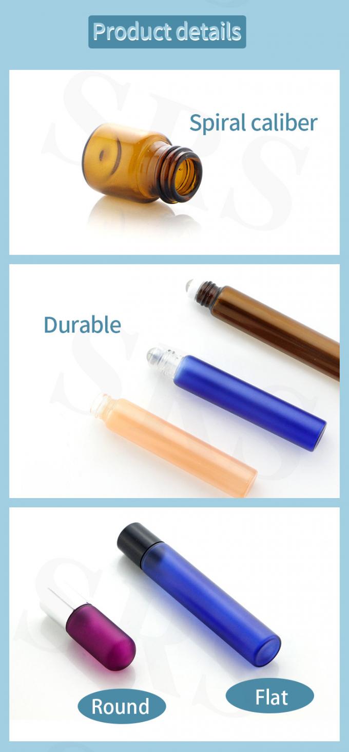 BLP-1ML ガラスのロールアプリカタ シャイで持続可能な保管のための円筒型ロールオンボトル 0